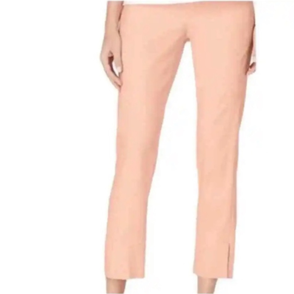 J Jill Linen Stretch Pull On Elastic Waist Tapered Leg Pants Plus Size 4X Pink